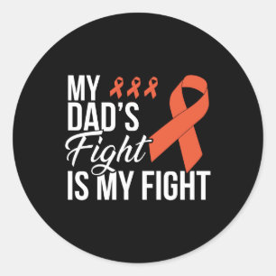 Sticker Rond Lutte contre le cancer du rein Lutte contre le can