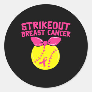 Sticker Rond Lutte Contre le cancer du sein