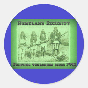 Sticker Rond Lutte contre le terrorisme depuis 1492