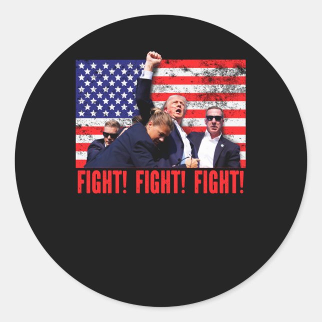 Sticker Rond Lutte contre le tir (Devant)