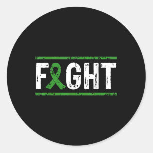 Sticker Rond Lutte de sensibilisation au cancer des yeux Cancer