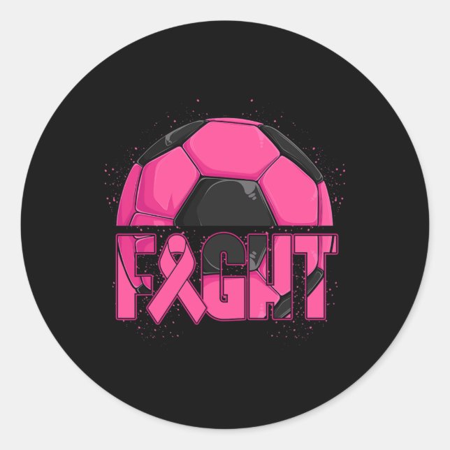 Sticker Rond Lutter contre le cancer du sein Journée de sensibi (Devant)