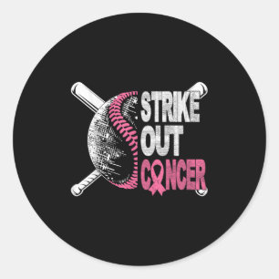 Sticker Rond Lutter contre le cancer du sein Sensibilisation au