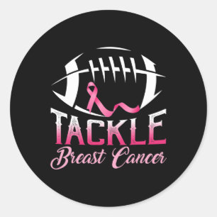 Sticker Rond Lutter contre le cancer du sein Sensibilisation Fo