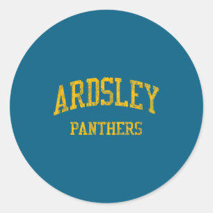 Sticker Rond Lycée Ardsley hs Ardsley ny sports vintage