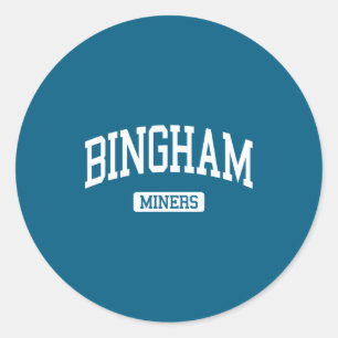 Sticker Rond Lycée Bingham High School Hs Sud