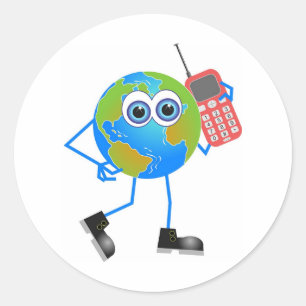 Sticker Rond M. Global