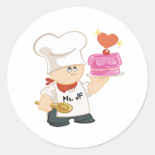 Sticker Rond M. Junky Food