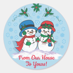 Sticker Rond M. & MRS. Frosty L'ÉPINETTE