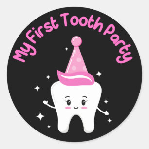 Sticker Rond Ma première fête des dents - bébé arménien - Agra