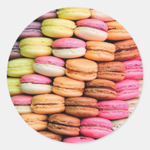 Sticker Rond Macaroons
