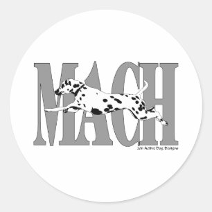 Sticker Rond MACH Dal