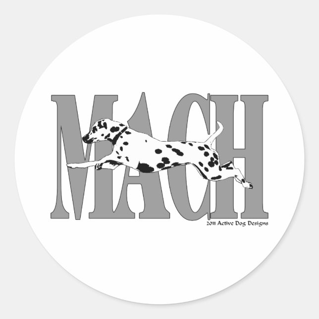 Sticker Rond MACH Dal (Devant)