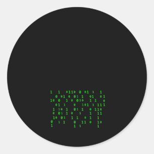 Sticker Rond Machine Ai Learning Les développeurs Techie Généré