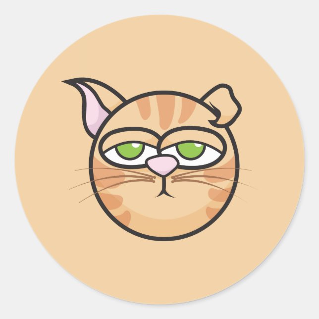 Sticker Rond Macon et amis : Décal de moutarde (Devant)