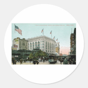 Sticker Rond Macy's Department Store, New York