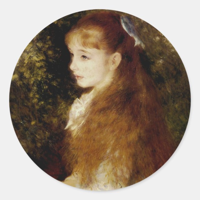Sticker Rond Mademoiselle Irene Cahen d'Anvers (Devant)