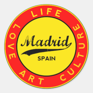 Sticker Rond Madrid