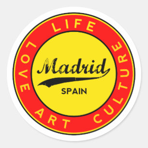 Sticker Rond Madrid