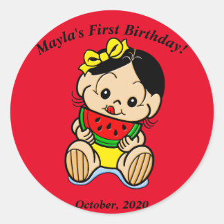 Sticker Rond Magali