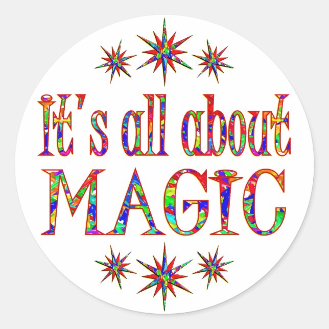 Sticker Rond Magie (Devant)