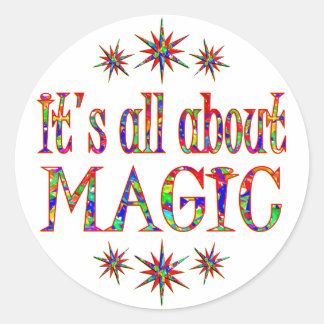 Sticker Rond Magie