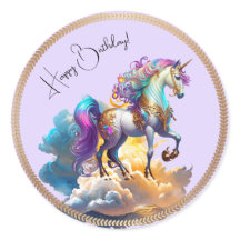 Magique Unicorne Imaginaire nuages romance anniver