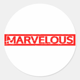 Sticker Rond Magnifique Timbre