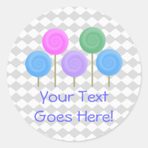 Sticker Rond Magnifiquement Sweet Collection