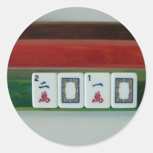 Sticker Rond Mah-Jongg 2010