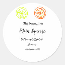 Main Squeeze citron citron nuptiale douche ajouter