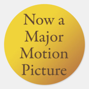 Sticker Rond Maintenant, une photo de mouvement majeure