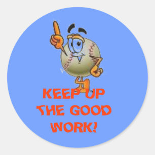 STICKER ROND MAINTENEZ LE BON TRAVAIL !