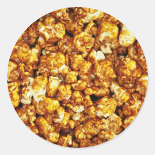 Sticker Rond Maïs caramel