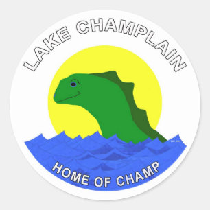 Sticker Rond Maison de champion !