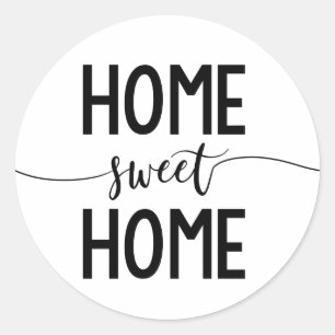 Sticker Rond maison douce