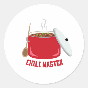 Sticker Rond Maître de Chili