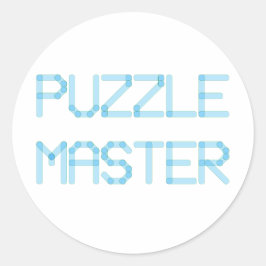 STICKER ROND MAÎTRE DE PUZZLE