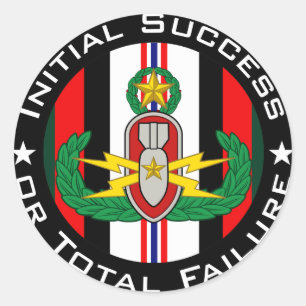 Sticker Rond Maître d'EOD en couleurs OEF ISoTF