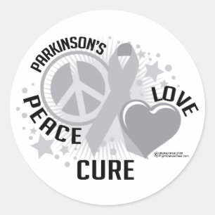 Sticker Rond Maladie de Parkinson PLC