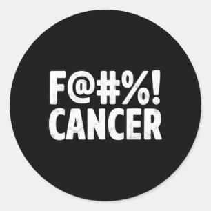 Sticker Rond Maladie du cancer du sein Sensibilisation au cance