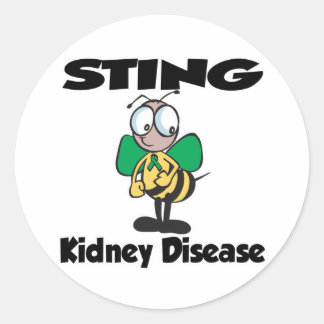 Sticker Rond Maladie du rein