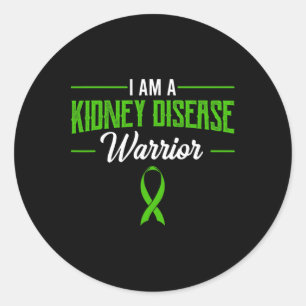 Sticker Rond Maladie du rein Guerrier Dialyse Néphrite Orgue Do