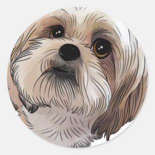 Sticker Rond Malshi CMA-shi