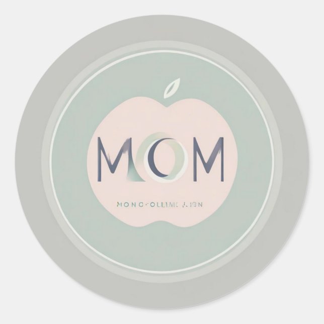 Sticker Rond maman (Devant)