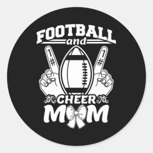 Sticker Rond Maman du football