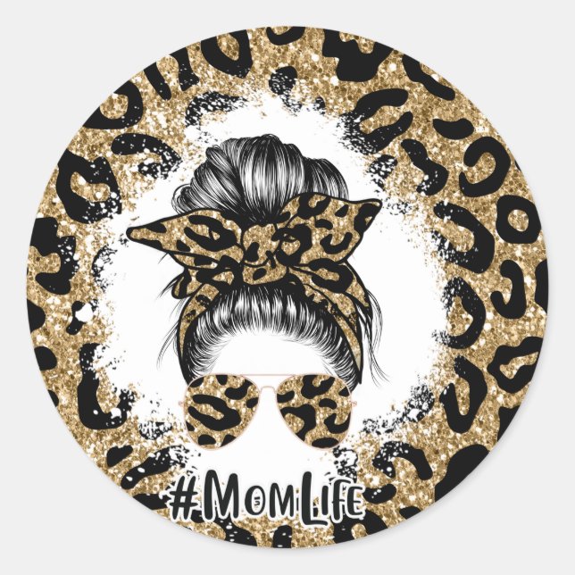 Sticker Rond Maman Vie (Devant)