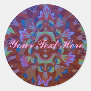 Sticker Rond Mandala