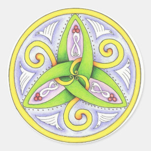 Sticker Rond Mandala celtique