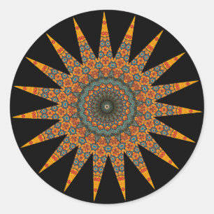 Sticker Rond Mandala décoratif